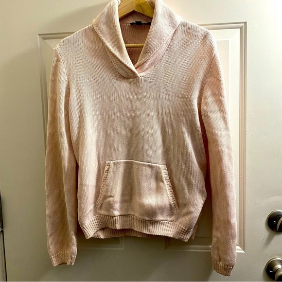 Lauren Ralph Lauren Sweaters - Vintage Lauren Ralph Lauren M mercerized Cotton knitted shirt collar light pink